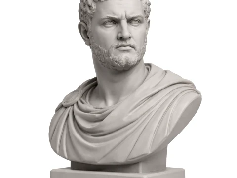 Caracalla Bust 3D Model