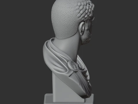 Caracalla Bust 3D Model