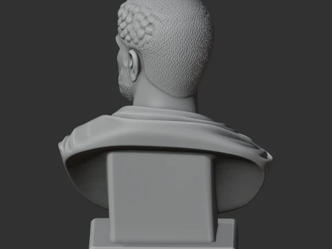 Caracalla Bust 3D Model