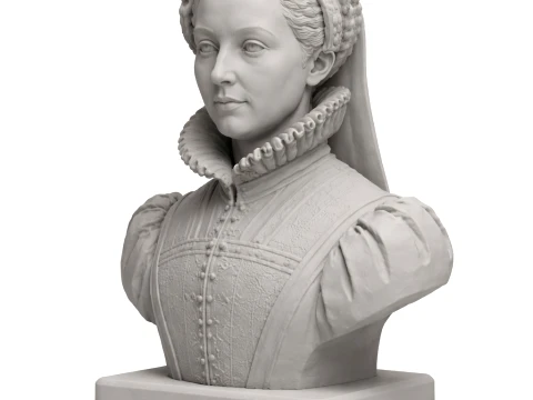 Catherine de Medici Bust 3D Model
