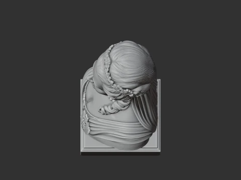 Catherine the Great Bust 3D Model