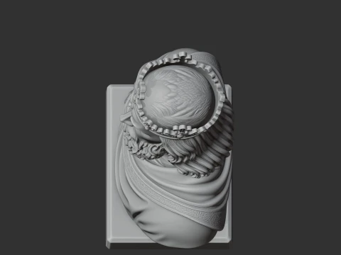 Charlemagne Bust 3D Model