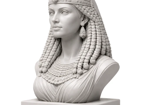 Cleopatra VII Bust 3D Model