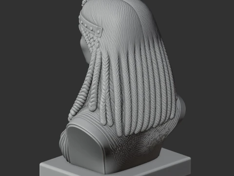 Cleopatra VII Bust 3D Model