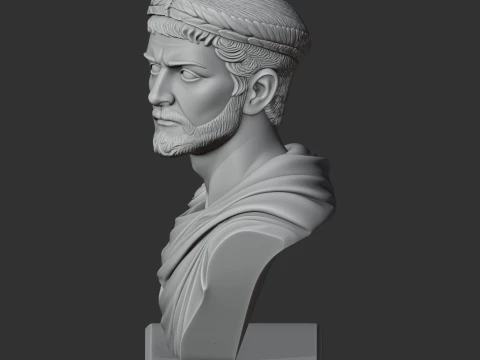 Constantine the Great Bust 3D Model