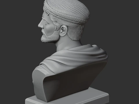 Constantine the Great Bust 3D Model