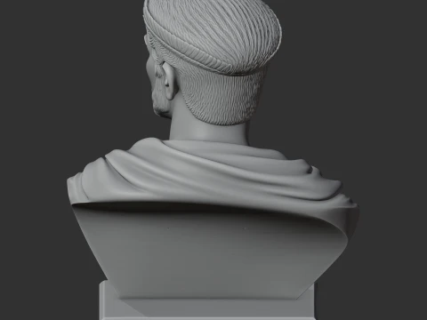 Constantine the Great Bust 3D Model