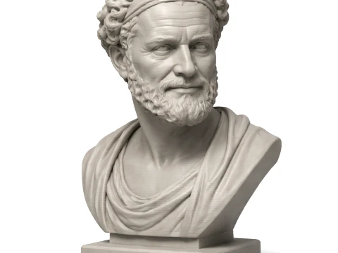 Busto di Democrito Modello 3D