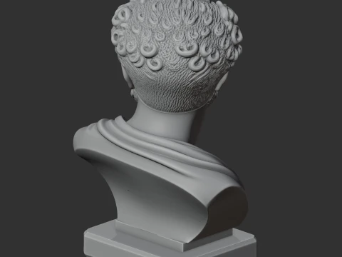 Democritus Bust 3D Model