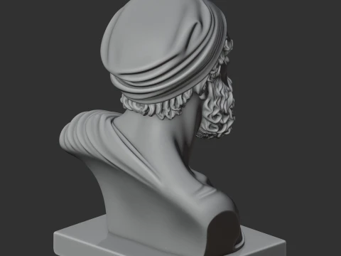 Diogenes Bust 3D Model