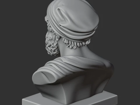 Diogenes Bust 3D Model