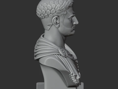 Domitian Bust 3D Model