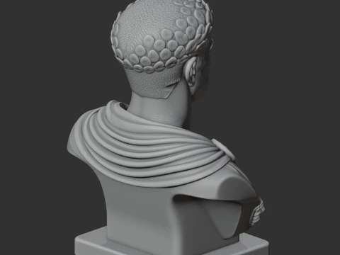 Domitian Bust 3D Model