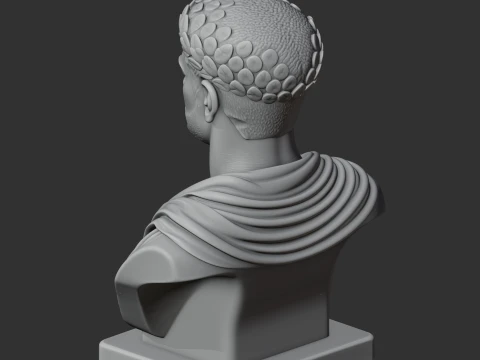 Domitian Bust 3D Model