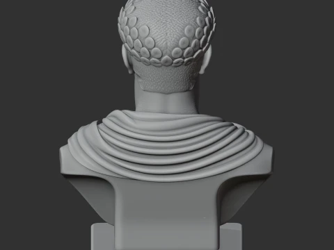 Domitian Bust 3D Model