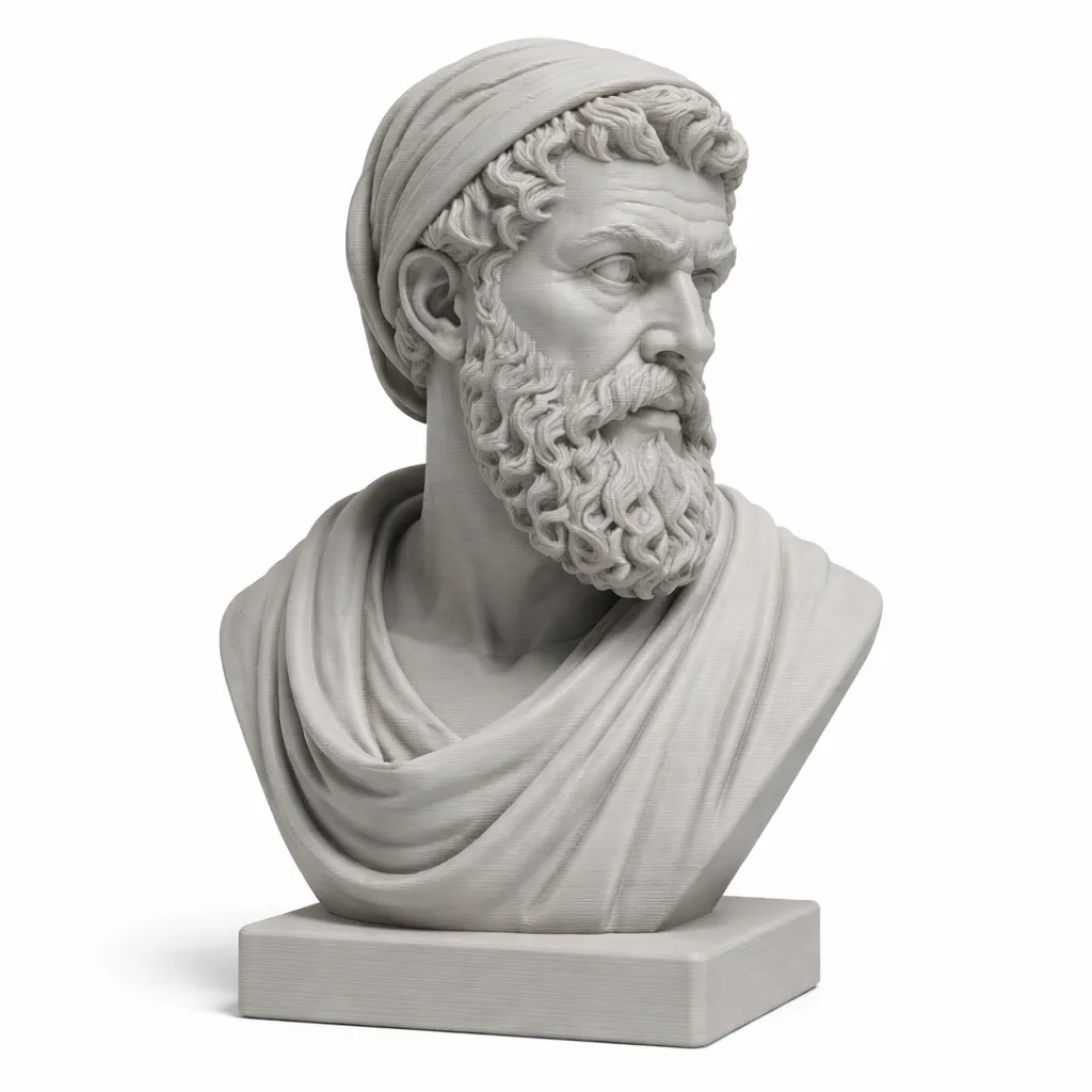 Epictetus Bust 3D Model .c4d .max .obj .3ds .fbx .stl .blend 