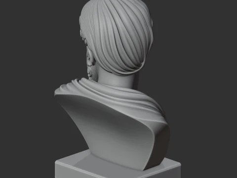 Epictetus Bust 3D Model