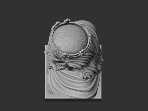 Frederick Barbarossa Bust 3D Model