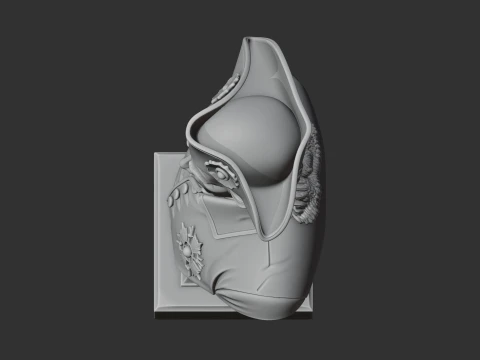 Frederick the Great Bust 3D Model