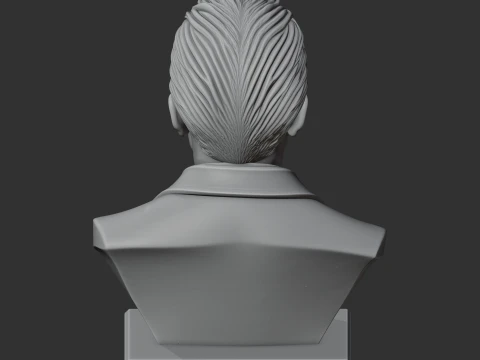 Friedrich Nietzsche Bust 3D Model