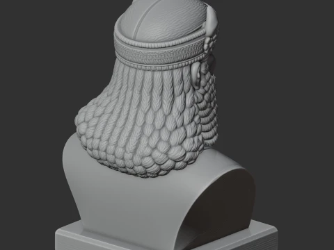 Gilgamesh Bust 3D Model