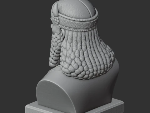 Gilgamesh Bust 3D Model