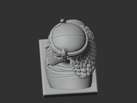 Gilgamesh Bust 3D Model