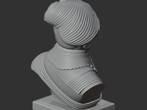Gustavus Adolphus Bust 3D Model