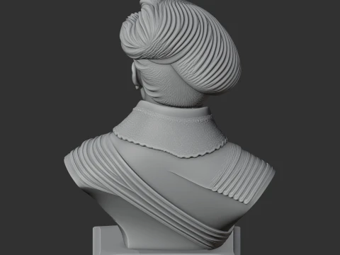 Gustavus Adolphus Bust 3D Model