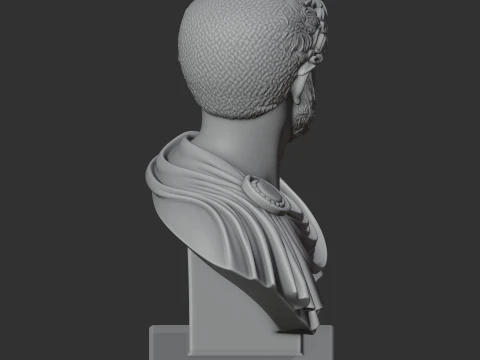 Hadrian Bust 3D Model