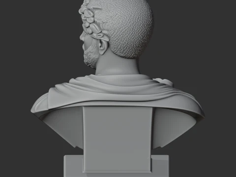 Hadrian Bust 3D Model
