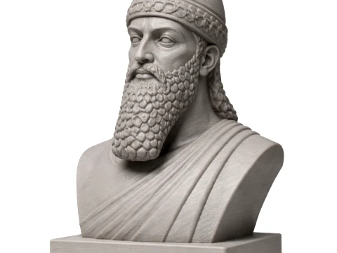 Busto de Hammurabi Modelo 3D