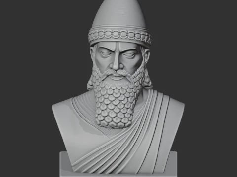 Hammurabi Bust 3D Model