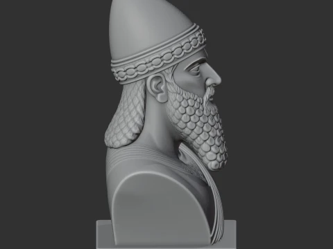 Hammurabi Bust 3D Model