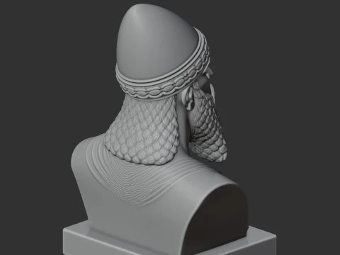 Hammurabi Bust 3D Model