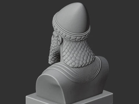 Hammurabi Bust 3D Model
