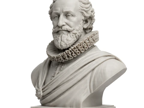 Henry IV of France Bust 3D Model