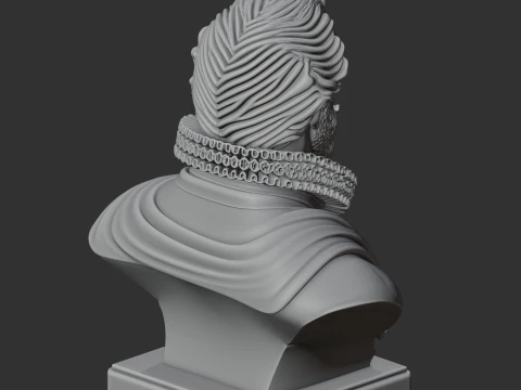 Henry IV of France Bust 3D Model