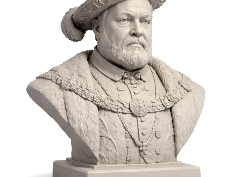 Henry VIII Bust 3D Model