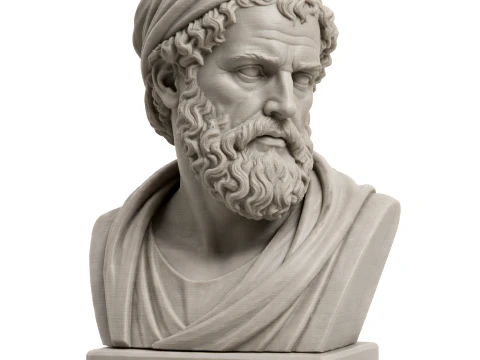 Heraclitus Bust 3D Model