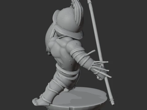 Hoplomachus Magnus Gladiator 3D Model