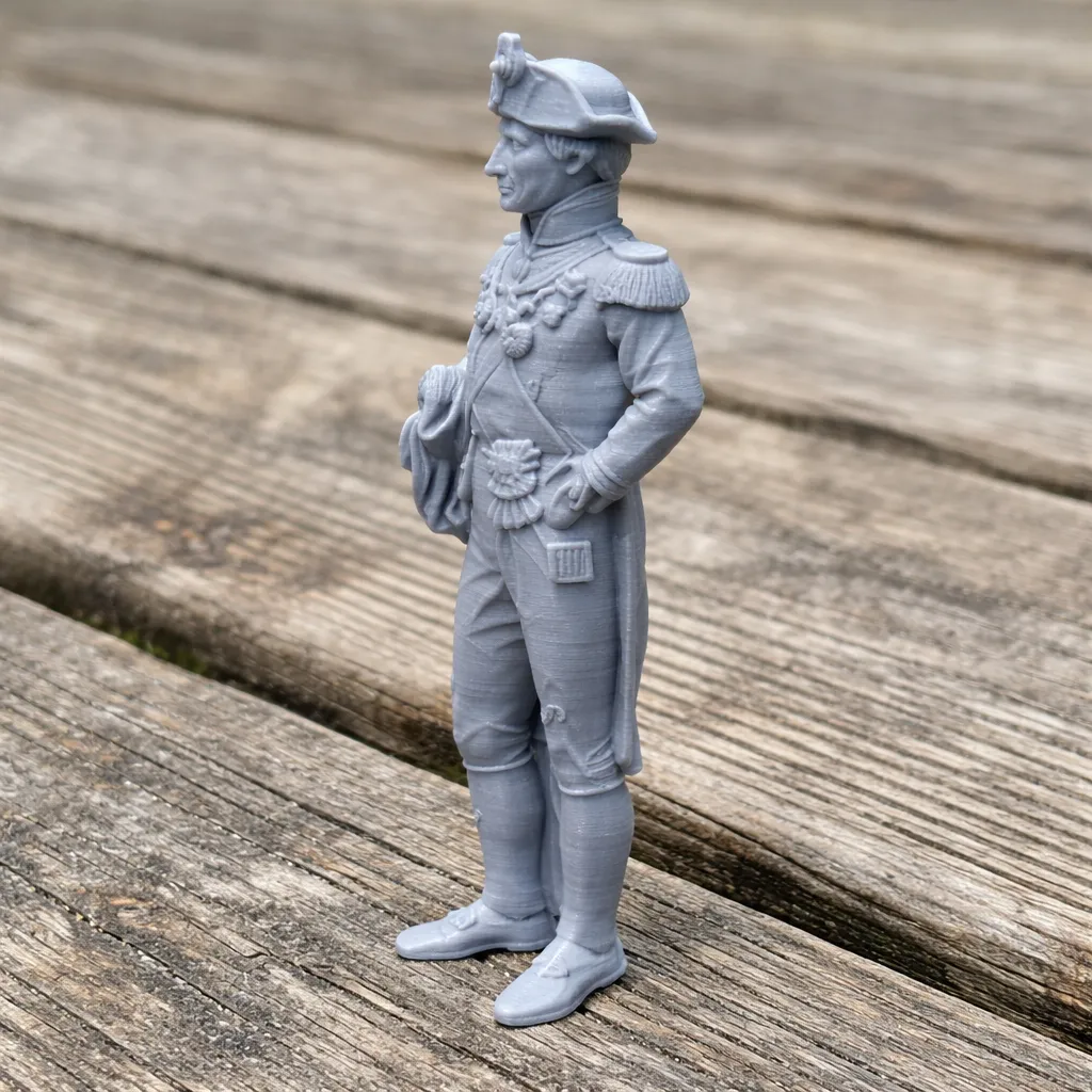 Horatio Nelson Napoleonic Soldier 3D Model .c4d .max .obj .3ds .fbx .stl .blend 