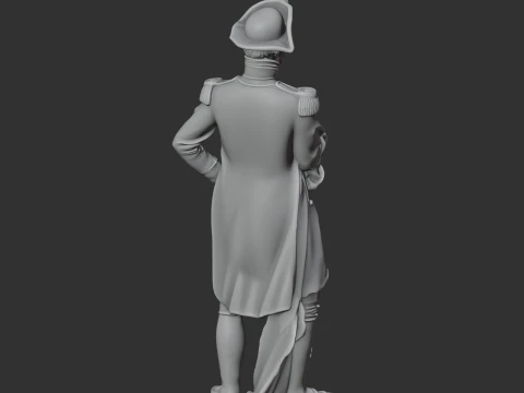 Horatio Nelson Napoleonic Soldier 3D Model