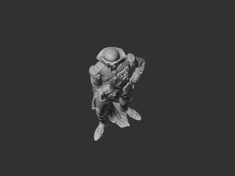 Horatio Nelson Napoleonic Soldier 3D Model
