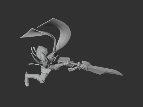 Ii Naomasa Samurai 3D Model