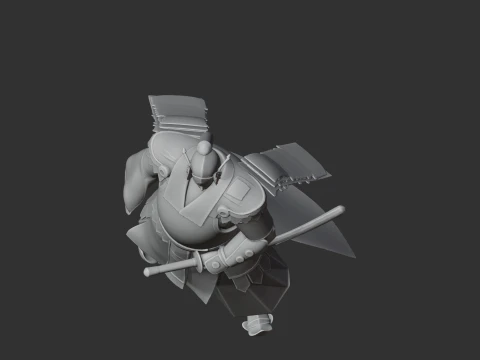 Imagawa Yoshimoto Samurai 3D Model