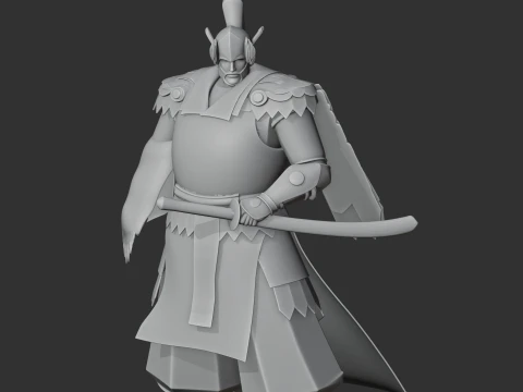 Imagawa Yoshimoto Samurai Classic 3D Model