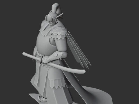 Imagawa Yoshimoto Samurai Classic 3D Model