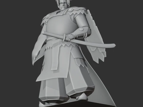 Imagawa Yoshimoto Samurai Classic 3D Model