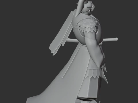Imagawa Yoshimoto Samurai Classic 3D Model